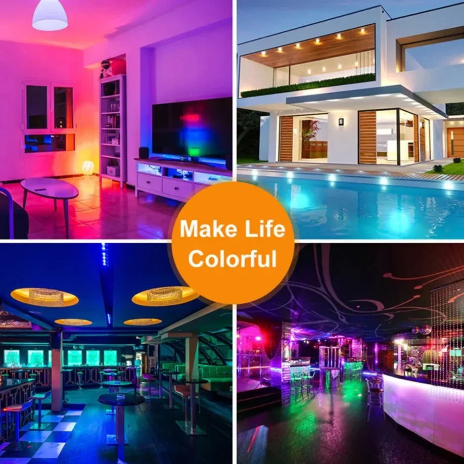 Smart Control Color Changing LED Light bulb Dimmable 5W 10W 15W RGBW