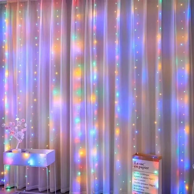 Curtain Window Lighting Decoration 1pc Lighting USB LEDs
