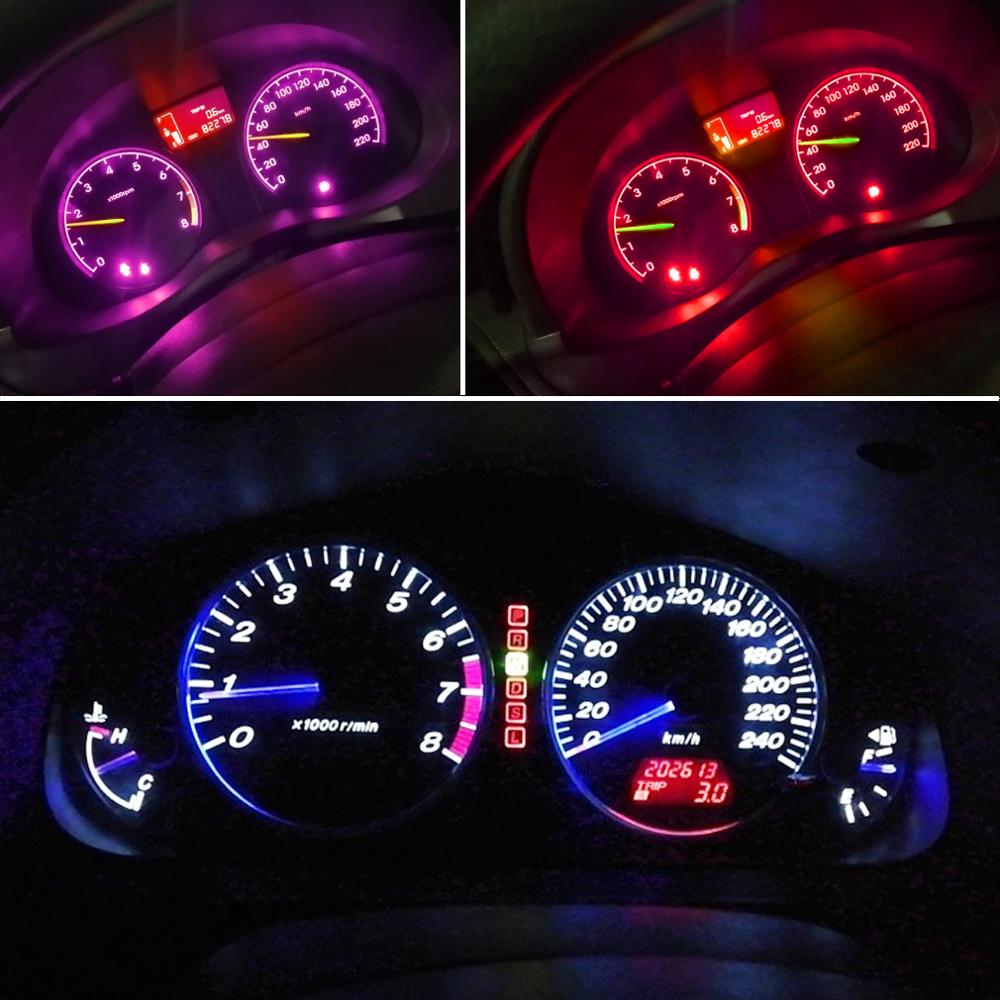Car Interior Lights Indicator Dashboard Warming 10Pcs Super Bright Led Bulb