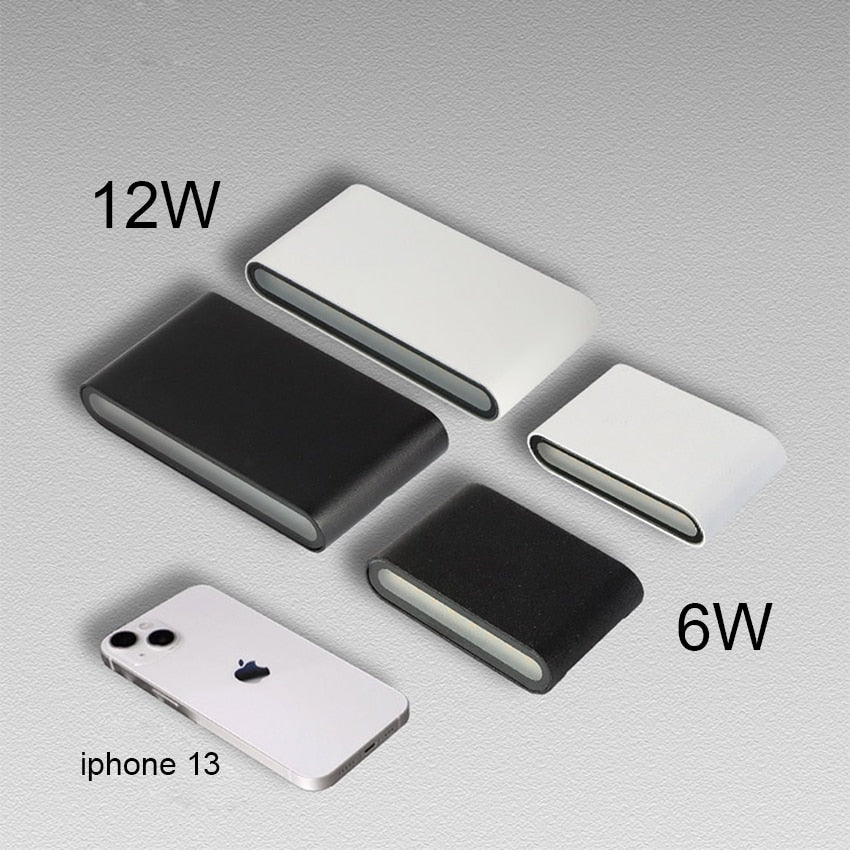 Indoor/Outdoor Waterproof LED Aluminum Wall Lamps Corridor Wall Sconce